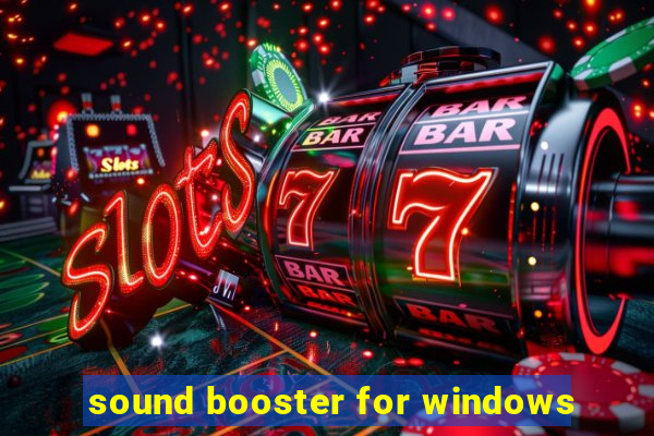 sound booster for windows